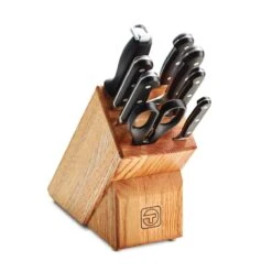 Tramontina Forged 9 Pc Cutlery Set With Hardwood Counter Block -Kitchenware Store 80008034IXM001G