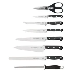 Tramontina Forged 9 Pc Cutlery Set With Hardwood Counter Block -Kitchenware Store 80008034IXM002G