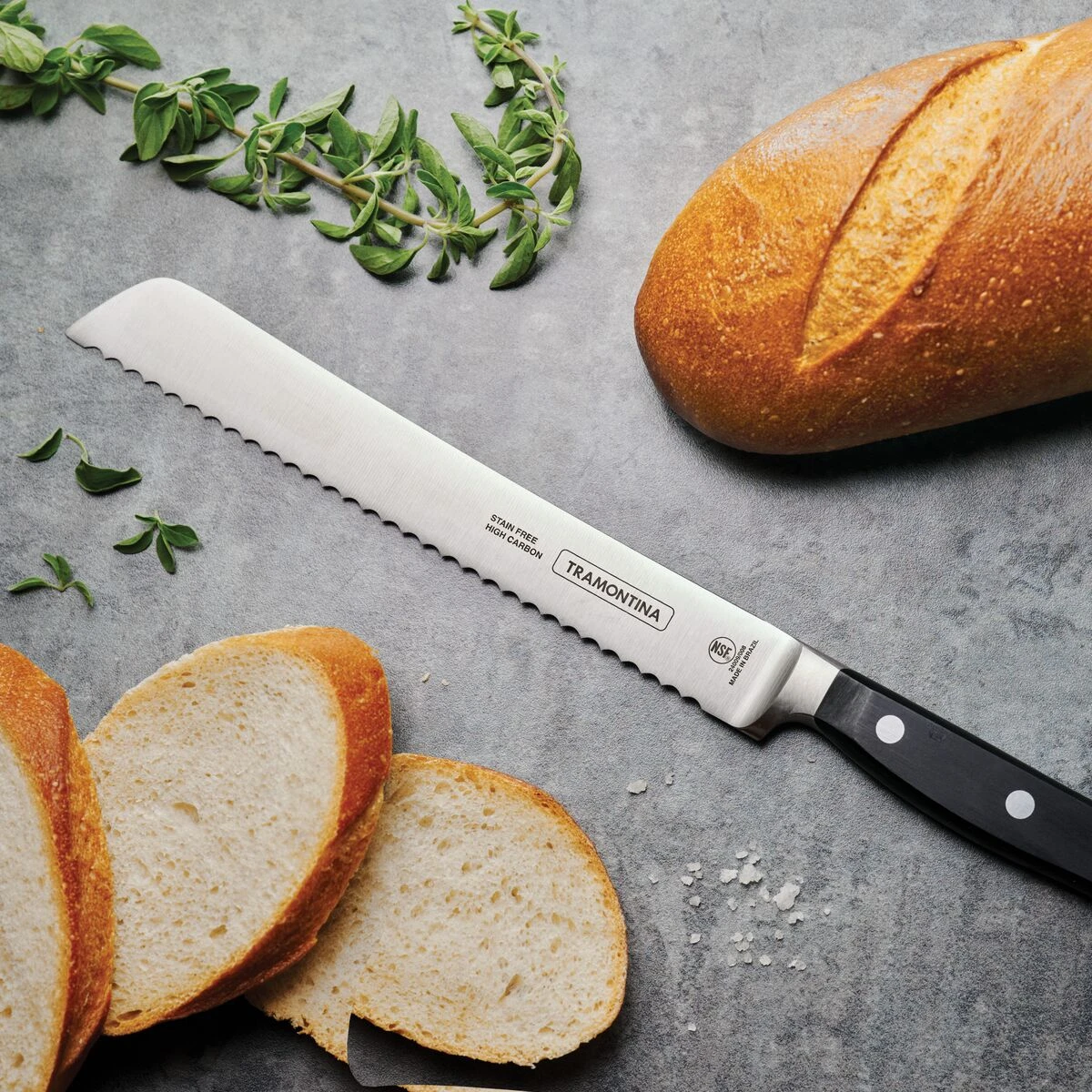 Tramontina Forged 8 In Bread Knife 3 Tramontina Forged 8 In Bread Knife - Image 3