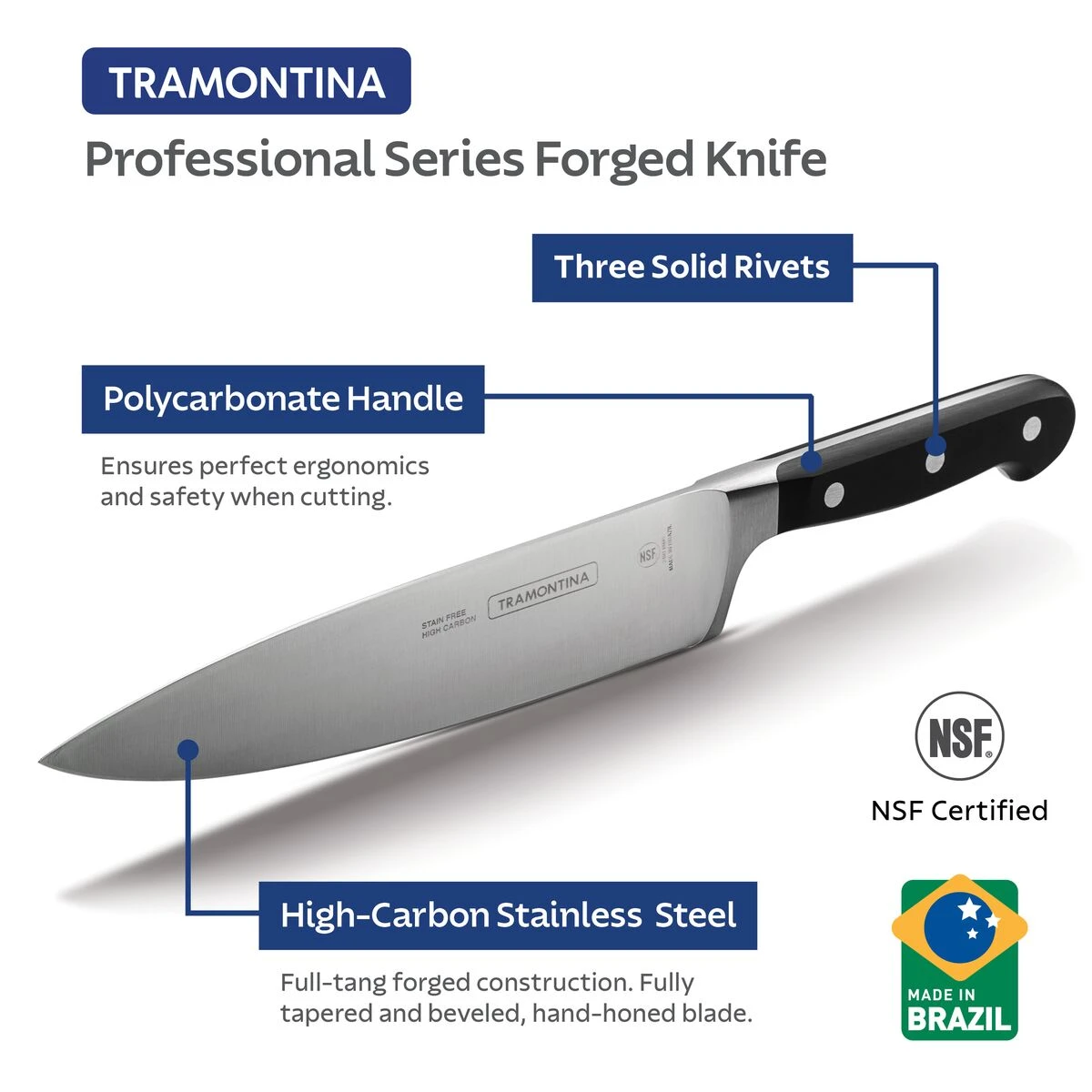 Tramontina Forged 8 In Bread Knife 2 Tramontina Forged 8 In Bread Knife - Image 2