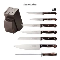 Tramontina 13 Pc Cutlery Block Set 9 Tramontina 13 Pc Cutlery Block Set -Kitchenware Store 80019012IXM003G