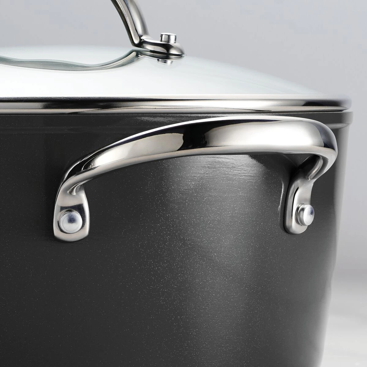 Tramontina 10 Pc Cold-Forged Induction Ceramic Cookware Set - Black 6 Tramontina 10 Pc Cold-Forged Induction Ceramic Cookware Set - Black - Image 6