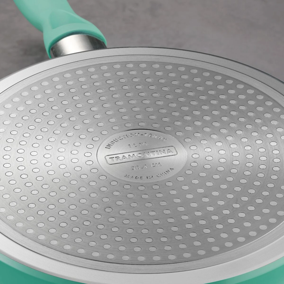 Tramontina 2 Pk 10 In And 12 In Aluminum Saute Pans Teal 4 Tramontina 2 Pk 10 In And 12 In Aluminum Saute Pans Teal - Image 4