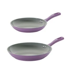 Tramontina 2 Pk 10 In And 12 In Aluminum Saute Pans Purple 13 Tramontina 2 Pk 10 In And 12 In Aluminum Saute Pans Purple -Kitchenware Store 80110041IXM002G