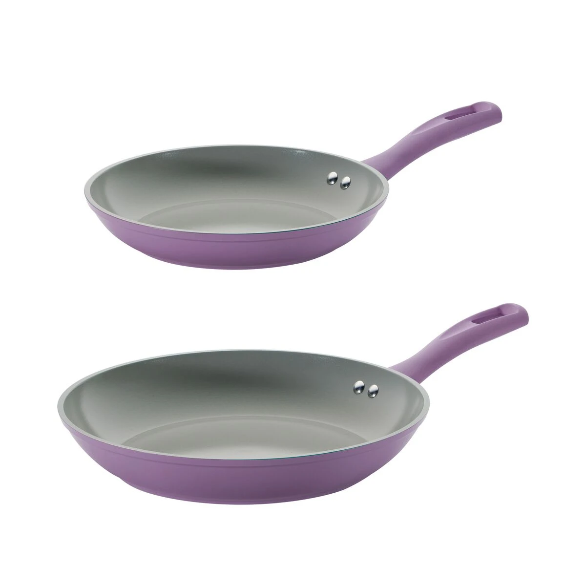 Tramontina 2 Pk 10 In And 12 In Aluminum Saute Pans Purple 6 Tramontina 2 Pk 10 In And 12 In Aluminum Saute Pans Purple - Image 6