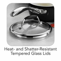 Tramontina 10 Pc Ceramic Cookware Set - Black -Kitchenware Store 80110525ANM001G