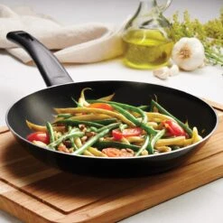 Tramontina 10 IN Sauté Pan - Aluminum, Metallic Black- Everyday