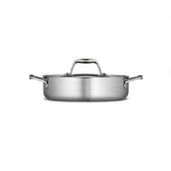 Tramontina 3 Qt Tri-Ply Clad Stainless Steel Covered Braiser 12 Tramontina 3 Qt Tri-Ply Clad Stainless Steel Covered Braiser -Kitchenware Store 80116009IXM002G