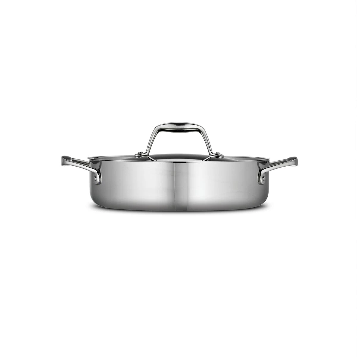 Tramontina 3 Qt Tri-Ply Clad Stainless Steel Covered Braiser 5 Tramontina 3 Qt Tri-Ply Clad Stainless Steel Covered Braiser - Image 5