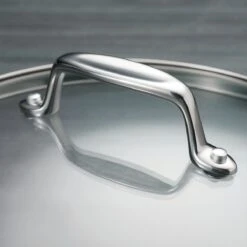 Tramontina Tri-Ply Clad 6 Qt Stainless Steel Covered Braiser - Glass Lid -Kitchenware Store 80116031IXM001G