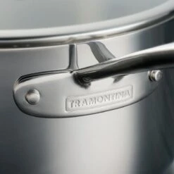 Tramontina Tri-Ply Clad 6 Qt Stainless Steel Covered Braiser - Glass Lid -Kitchenware Store 80116031IXM005G