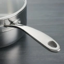 Tramontina Tri-Ply Clad 3 Qt Stainless Steel Covered Sauce Pan - Glass Lid 17 Tramontina Tri-Ply Clad 3 Qt Stainless Steel Covered Sauce Pan - Glass Lid -Kitchenware Store 80116035IXM003G