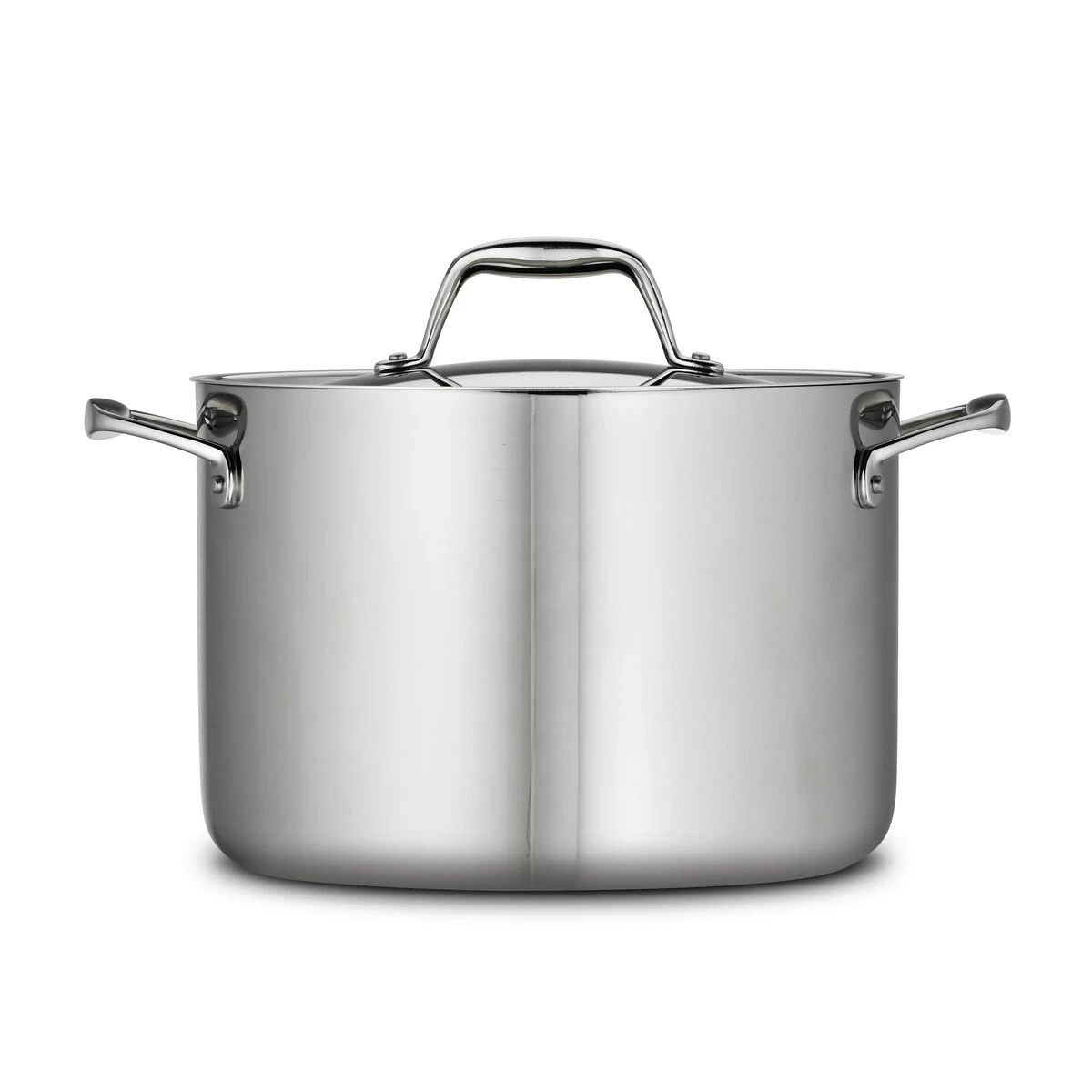 Tramontina 8 Qt Tri-Ply Clad Stainless Steel Covered Stock Pot 5 Tramontina 8 Qt Tri-Ply Clad Stainless Steel Covered Stock Pot - Image 5
