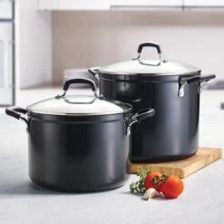 Tramontina 4-Piece Nonstick Stock Pot Set (8 Quart And 12 Quart)