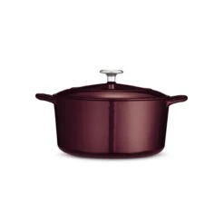 Tramontina 5.5 Qt Enameled Cast-Iron Series 1000 Covered Round Dutch Oven - Majolica Red -Kitchenware Store 80131037IXM003G