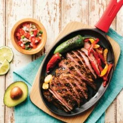 Tramontina 6 Pc Pre-seasoned Cast Iron Fajita Pan Set