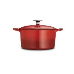 Tramontina 3.5 Qt Enameled Cast-Iron Series 1000 Covered Round Dutch Oven - Gradated Red -Kitchenware Store 80131046IXM003G