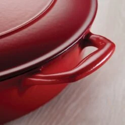 Tramontina 5.5 Qt Enameled Cast-Iron Series 1000 Covered Round Dutch Oven - Gradated Red -Kitchenware Store 80131047IXM005G