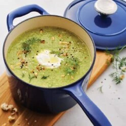 Tramontina 2.5 Qt Enameled Cast-Iron Series 1000 Covered Sauce Pan - Gradated Cobalt