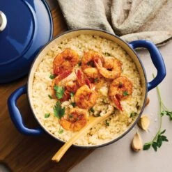 Tramontina 3.5 Qt Enameled Cast-Iron Series 1000 Covered Round Dutch Oven - Gradated Cobalt