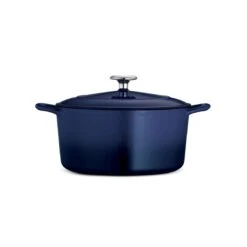 Tramontina 5.5 Qt Enameled Cast-Iron Series 1000 Covered Round Dutch Oven - Gradated Cobalt -Kitchenware Store 80131075IXM003G