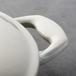 Tramontina 5.5 Qt Enameled Cast Iron Round Dutch Oven - Latte With Gold Stainless Steel Knob -Kitchenware Store 80131085IXM003G