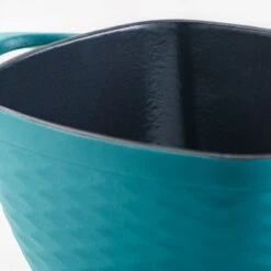 Tramontina Prisma 7 Qt Enameled Cast Iron Covered Square Dutch Oven - Matte Teal -Kitchenware Store 80131109IXM005G