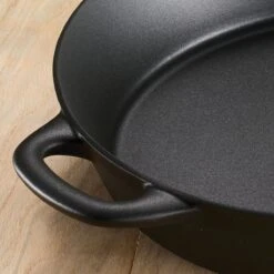 Tramontina 12.5" Cast Iron Covered Skillet Pre-Seasoned 8 Tramontina 12.5" Cast Iron Covered Skillet Pre-Seasoned -Kitchenware Store 80131340IXM004G