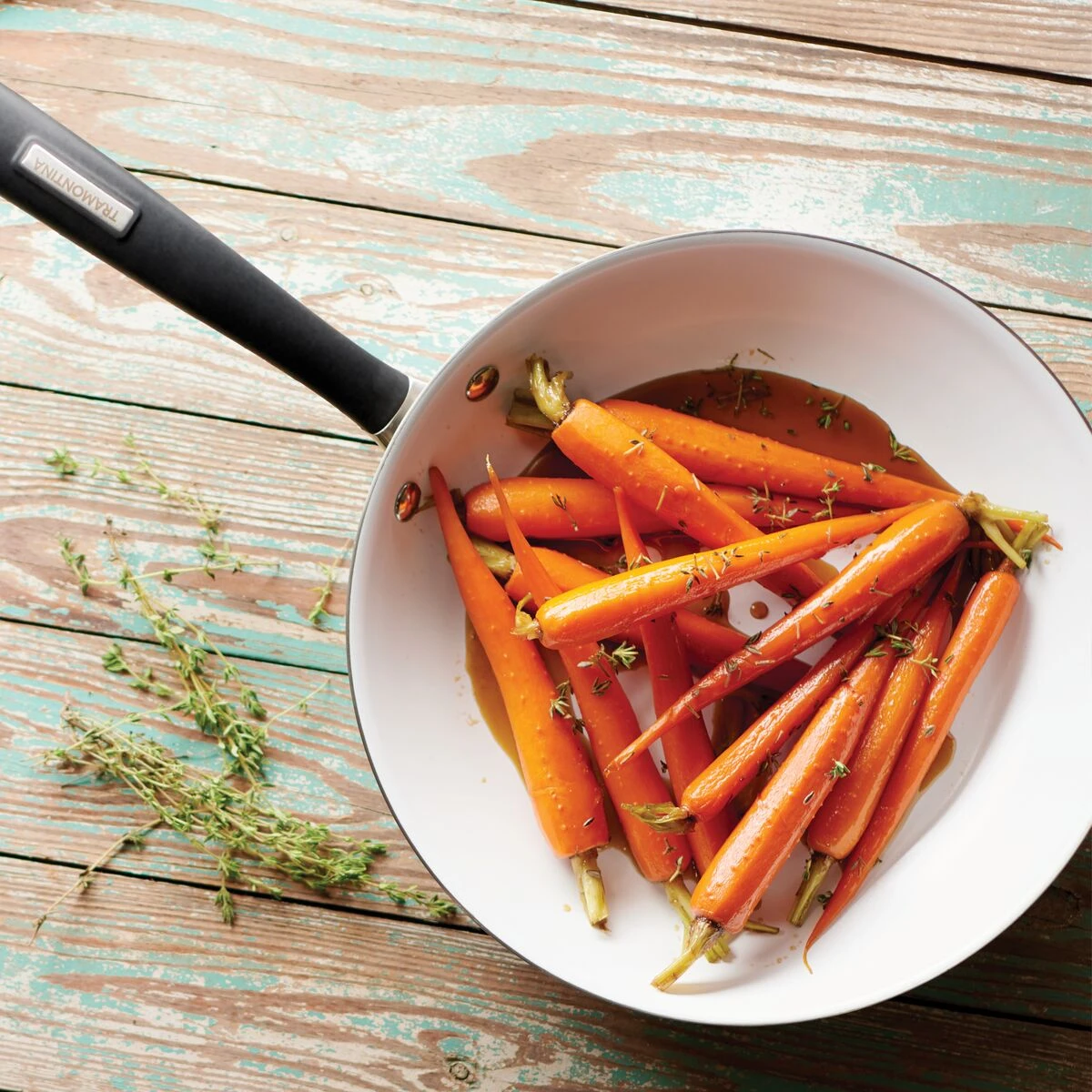 Tramontina Duo 12 In Stainless Steel Fry Pan With Ceramic Interior 1 Tramontina Duo 12 In Stainless Steel Fry Pan With Ceramic Interior