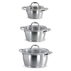 Tramontina Gourmet Selection 6 Pc Stainless Steel Stackable Pots And Pans -Kitchenware Store 80154547IXM004G