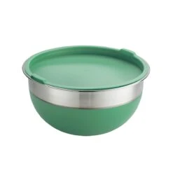 Tramontina 10 Pc Covered Stainless Steel And Silicone Mixing Bowl Set - Mint Green 17 Tramontina 10 Pc Covered Stainless Steel And Silicone Mixing Bowl Set - Mint Green -Kitchenware Store 80202034IXM007G