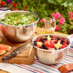 Tramontina 3 Pc Stainless Steel Mixing Bowl Set