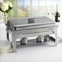Tramontina Proline 9 Qt Stainless Steel Chafing Dish 8 Tramontina Proline 9 Qt Stainless Steel Chafing Dish -Kitchenware Store 80205520IXM002G