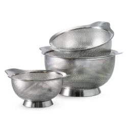 Tramontina 3 Pk Stainless Steel Colanders -Kitchenware Store 80206556IXM002G