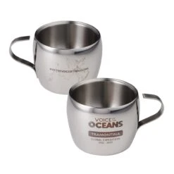 Tramontina 2 Pk Stainless Steel Double-Wall Cups - Voice Of The Oceans Limited Edition