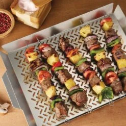 Tramontina Churrasco BBQ Large Stainless Steel Outdoor Grill Pan