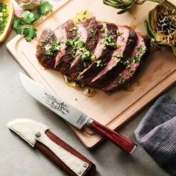 Tramontina Churrasco BBQ 7 In Gaucho Style Knife With Leather Sheath -Kitchenware Store 80905012IXM001G