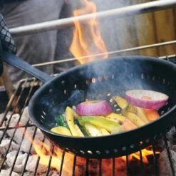 Tramontina Churrasco BBQ 10 In Round Carbon Steel Stir Fry Pan -Kitchenware Store 80905017IXM004G