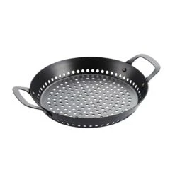 Tramontina Churrasco BBQ 12 In Round Carbon Steel Grill Pan