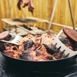 Tramontina Churrasco BBQ 15 In Round Carbon Steel Griddle Pan -Kitchenware Store 80905030IXM005G