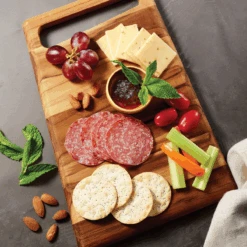 Tramontina 13.25 In X 9 In Teak Wood Rectangle Cutting Board