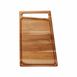 Tramontina 15.75 In X 10.5 In Teak Wood Rectangle Cutting Board With Groove -Kitchenware Store 81000022ANM001G